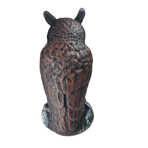Baby Scarecrow Owl, 10.6", Great Horned Owlet Decoy Bird Deterrent, by Dalen Products - Image 5