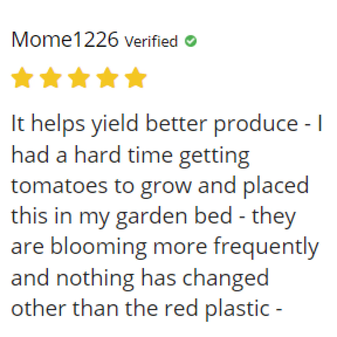 Better Reds Sunshine Reflector, Ground Cover for Boosting Tomato & Fruit Growth, by Dalen Products - Image 6