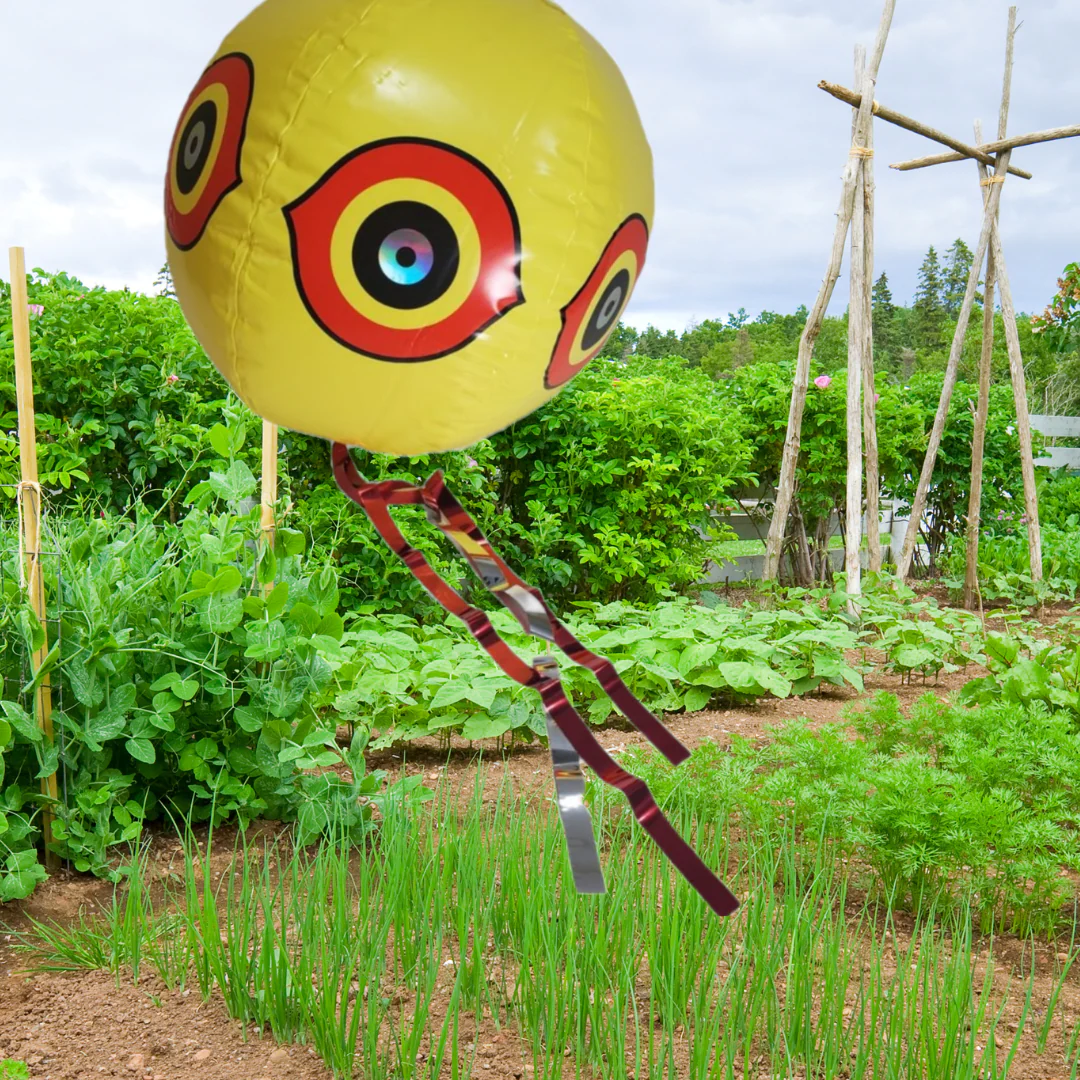GUARD'N EYES Bird Scare Balloon, 14", Inflatable Reflective Bird Deterrent, by Dalen Products - Image 3