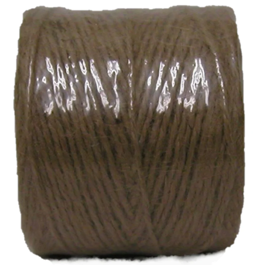 Jute Twine, 200 ft Roll, 100% Biodegradable Natural Plant Ties, by Dalen Products
