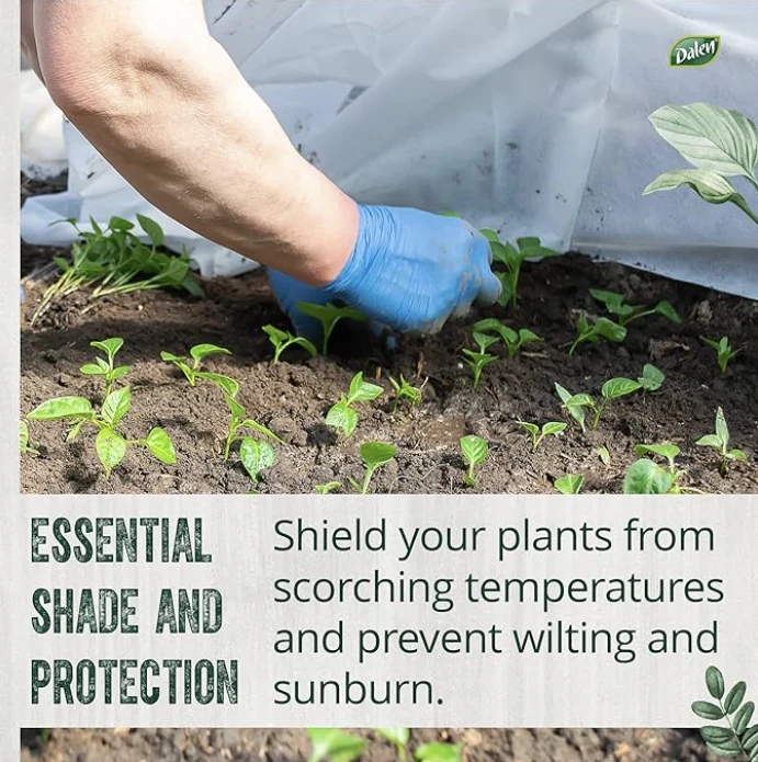 SCORCH GUARD Shade Blanket, 10ft x 15ft, Heat & Sunlight Diffuser for Garden Plants & Tomatoes, by Dalen Products - Image 8