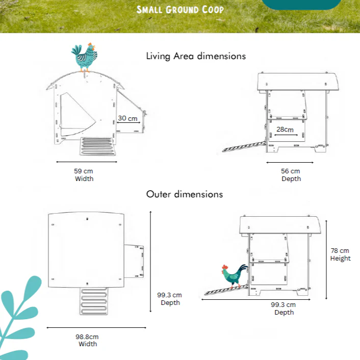 Nestera Chicken Coop House, Durable Backyard Poultry Housing (approx. 2-Week Lead Time), by Nestera - Image 3