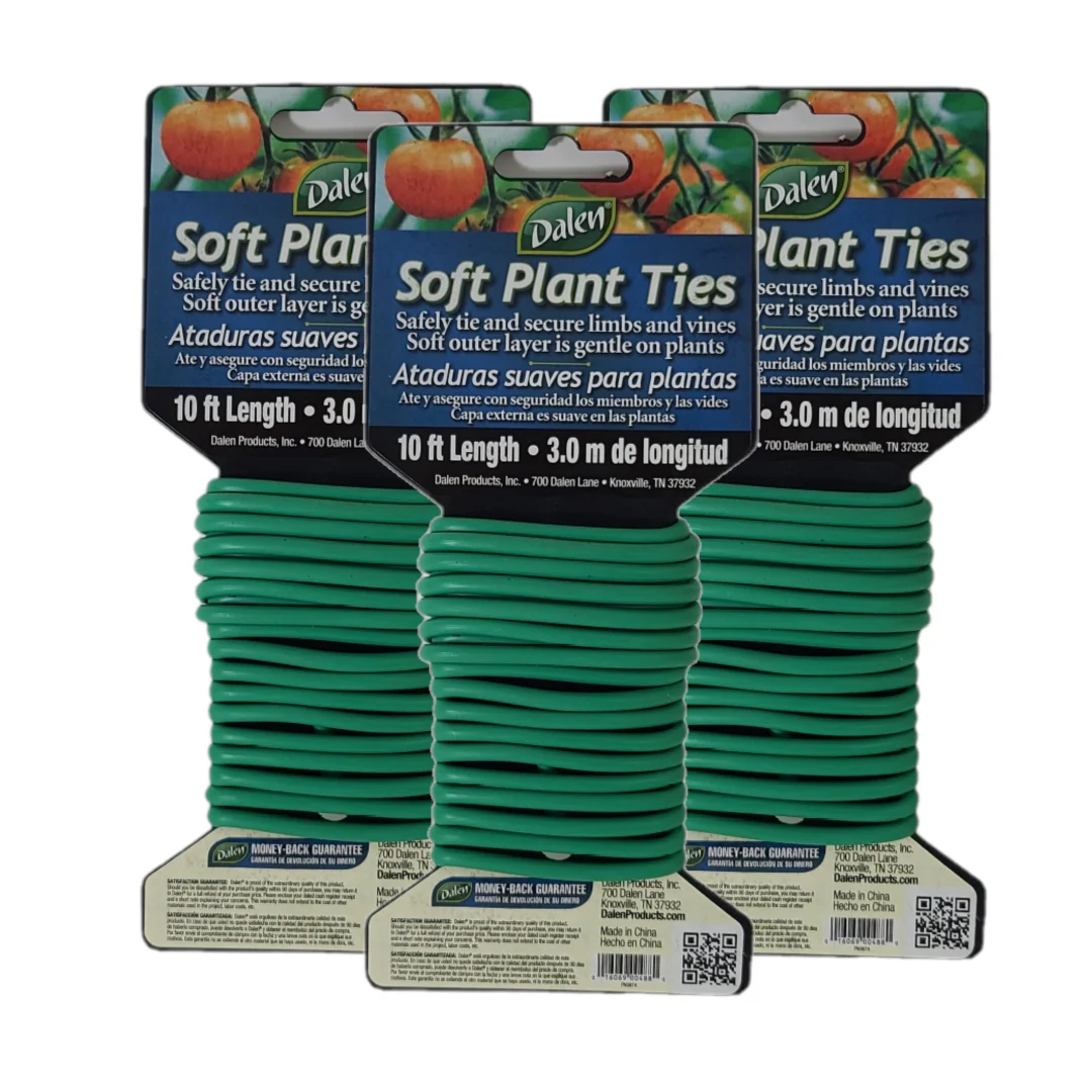 Soft Plant Ties, 15 ft, Reusable Ties for Delicate Plants, Vines & Household Use, by Dalen Products - Image 5