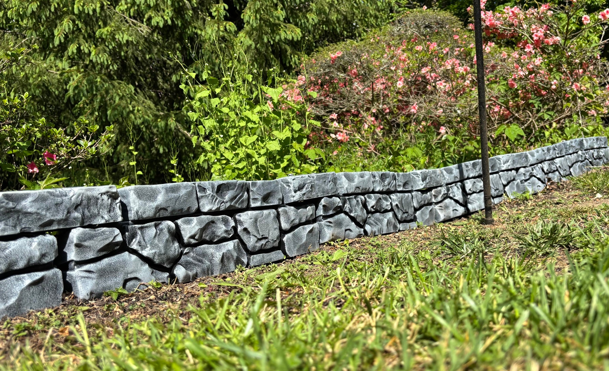 StoneWall Border Edging, 10 ft, Realistic 3D Landscape & Garden Flexible Border, by Dalen Products - Image 4