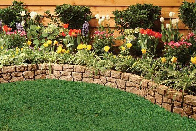 StoneWall Border Edging, 10 ft, Realistic 3D Landscape & Garden Flexible Border, by Dalen Products - Image 7