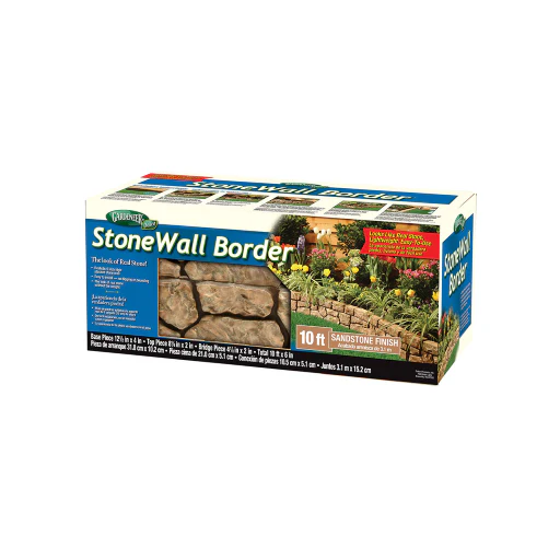 StoneWall Border Edging, 10 ft, Realistic 3D Landscape & Garden Flexible Border, by Dalen Products - Image 9